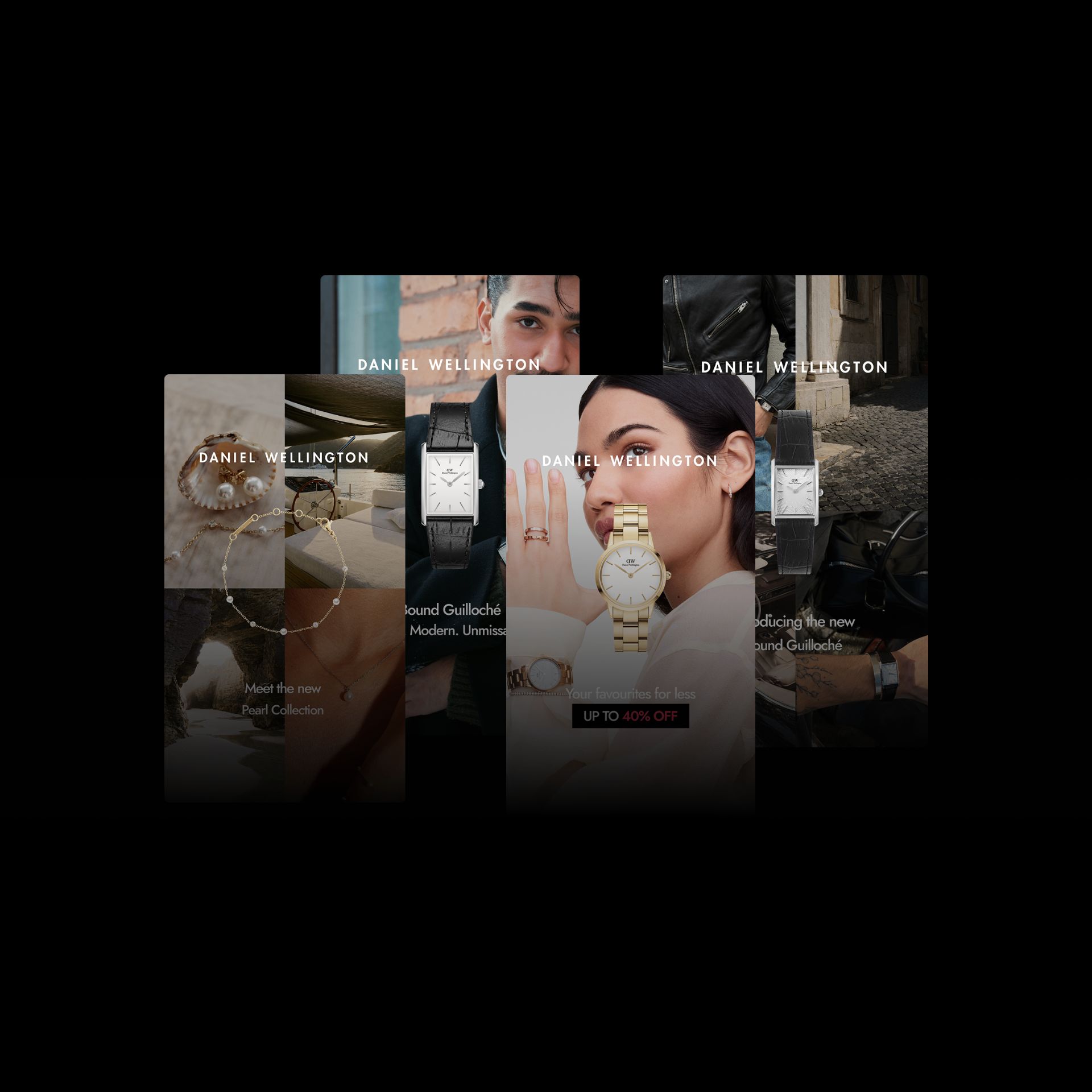 Daniel Wellington creatives produced with Plenty
